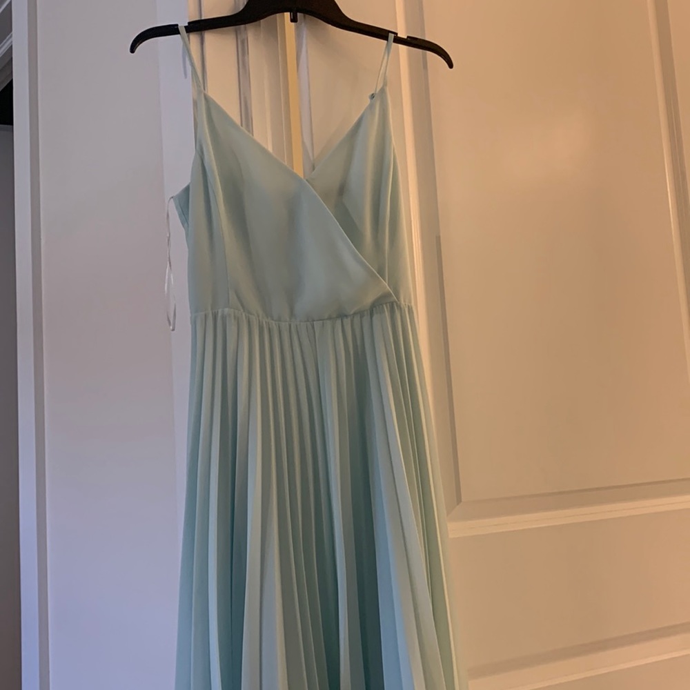 XS light teal dress: new without tags